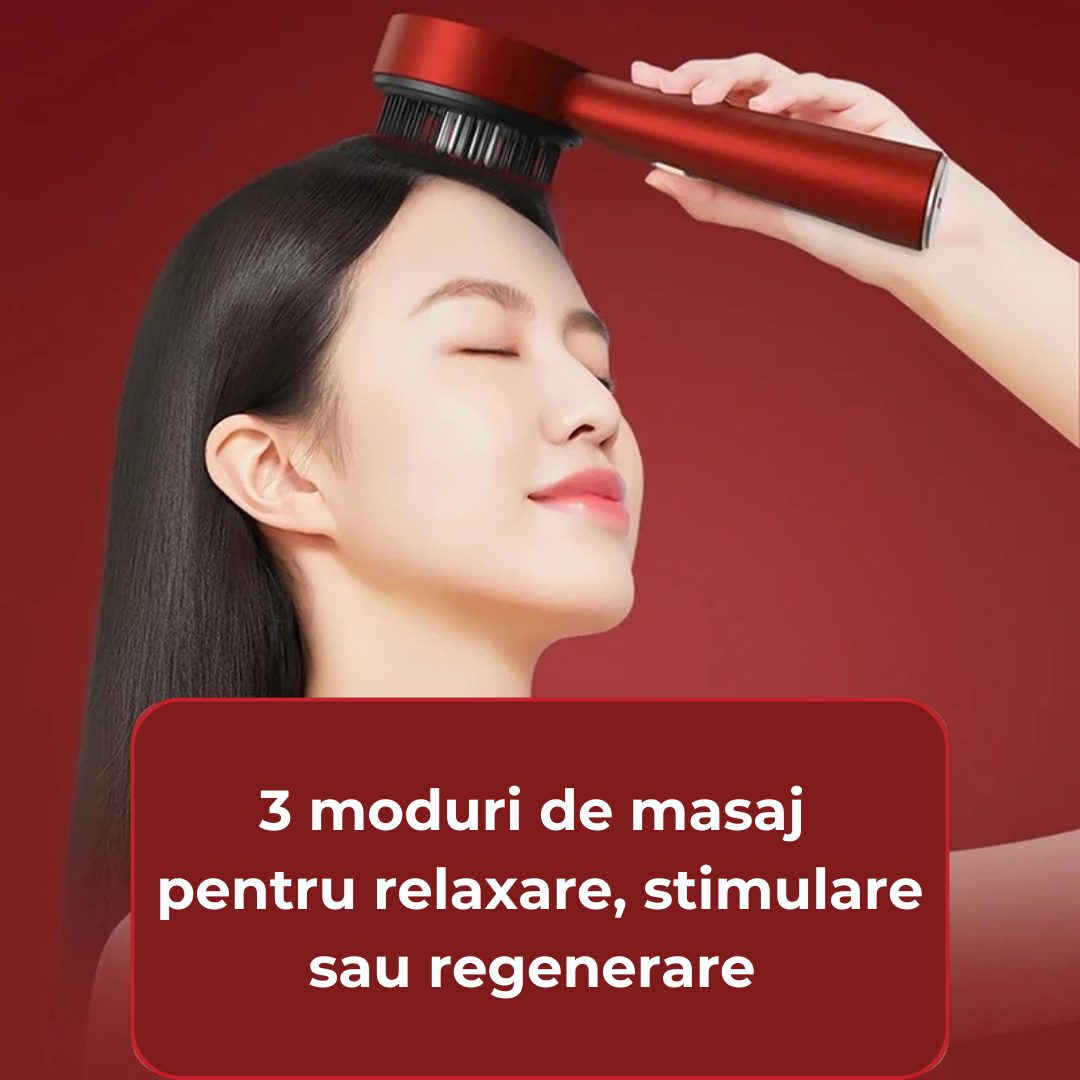 Perie Electrică pentru Masaj și Regenerare Capilară