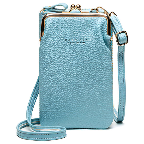 Set 2 Genți Mini Crossbody pentru Telefon și Accesorii, Roz și Albastru