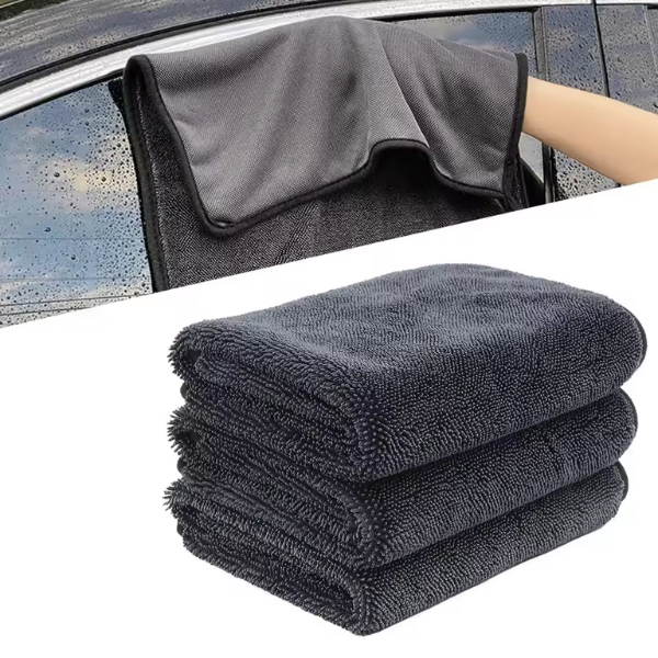 Set 3 prosoape detailing auto din microfibră – 40x60 cm, Ultra absorbante