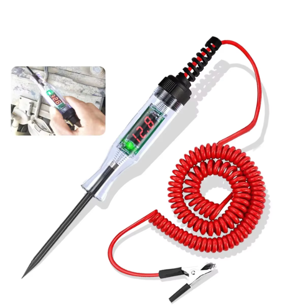 Set 2 x Tester tensiune auto digital cu sondă – instrument diagnostic pentru circuite electrice