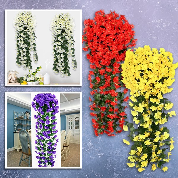 Set 2 x Flori Decorative Suspendate pentru Interior & Exterior HANGROSE