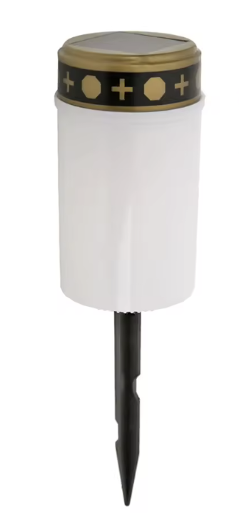 Felinar Solar LED pentru Exterior, cu Senzor de Lumină, Impermeabil, Lumină Caldă, Decorativ