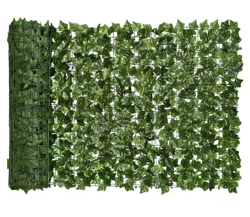 Gard Artificial Verde cu Frunze 300 × 100 cm, Decorativ