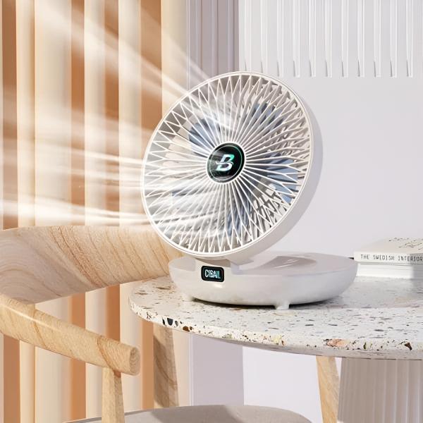Ventilator Portabil USB 2 în 1 – De Birou și Montabil pe Perete - AIRCOLIO