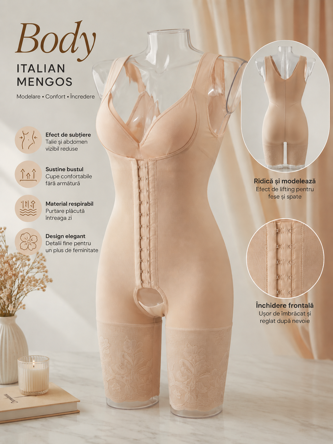 Body modelator cu picior