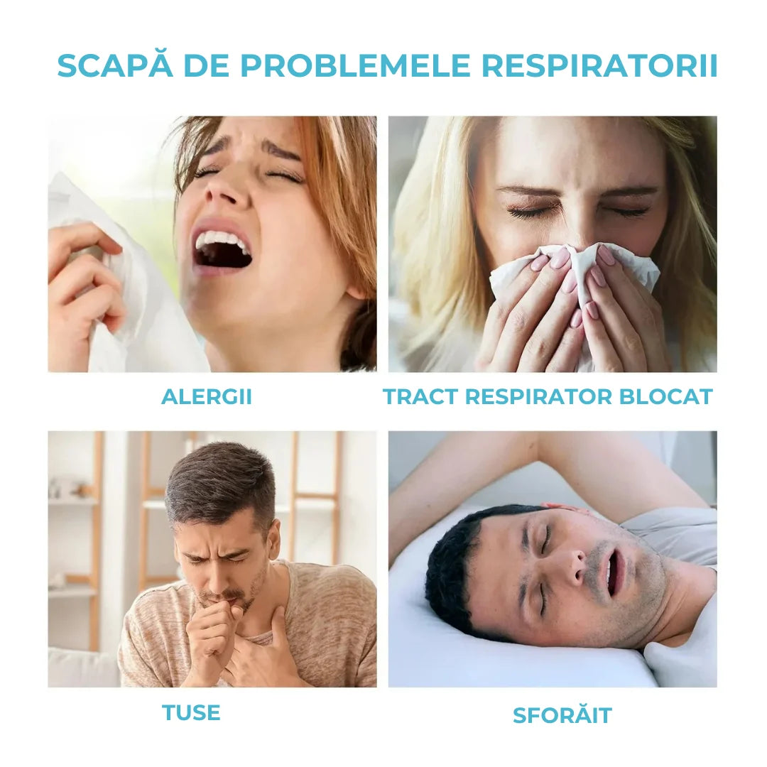 Set 150 Dilatatoare Nazale Magnetice, Anti-Sforăit, Respirație Ușoară
