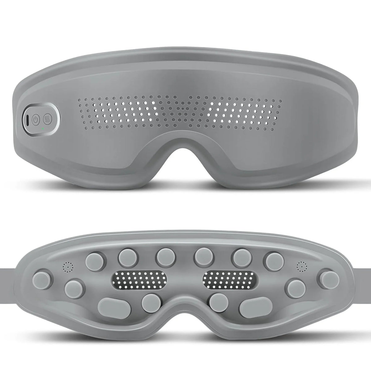 Mască Inteligentă pentru Relaxarea Ochilor, Compresă Caldă, EMS, Microcurent și Bluetooth