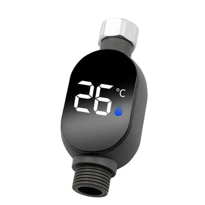 Termometru inteligent pentru duș cu afișaj LED și ecran tactil