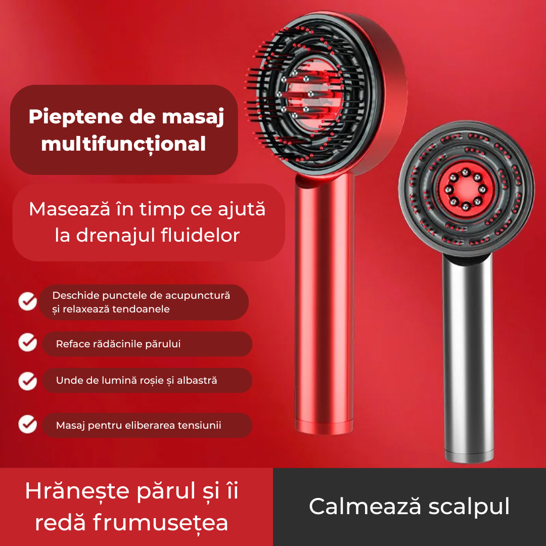 Perie Electrică pentru Masaj și Regenerare Capilară