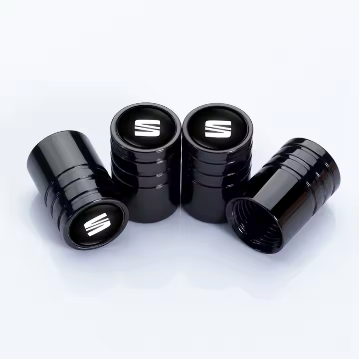 Set 4 capace din aluminiu pentru valve de anvelope