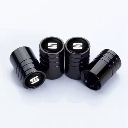 Set 4 capace din aluminiu pentru valve de anvelope