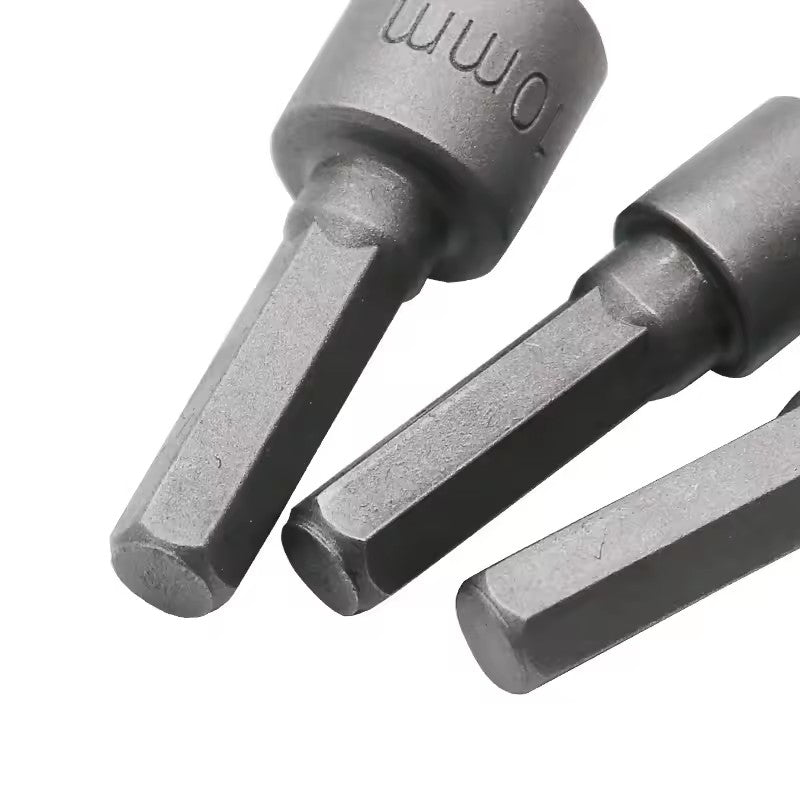 Set profesional 14 biți tubulari hexagonali – pentru șurubelnițe electrice și pneumatice