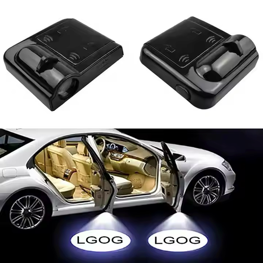 Set 2 x Proiector LED 3D cu Logo Auto