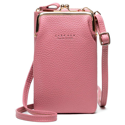 Set 2 Genți Mini Crossbody pentru Telefon și Accesorii, Roz și Albastru