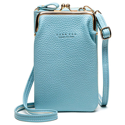 Set 2 Genți Mini Crossbody pentru Telefon și Accesorii, Roz și Albastru