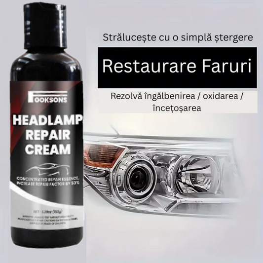 Kit de recondiționare faruri auto – 100 ml 1+1 cadou