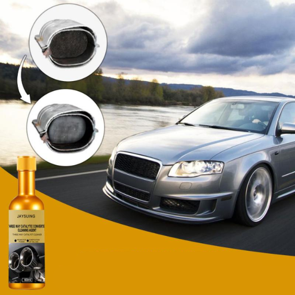 1+1 CADOU - Soluție de curățare pentru catalizator auto – 120ml, performanță motor îmbunătățită