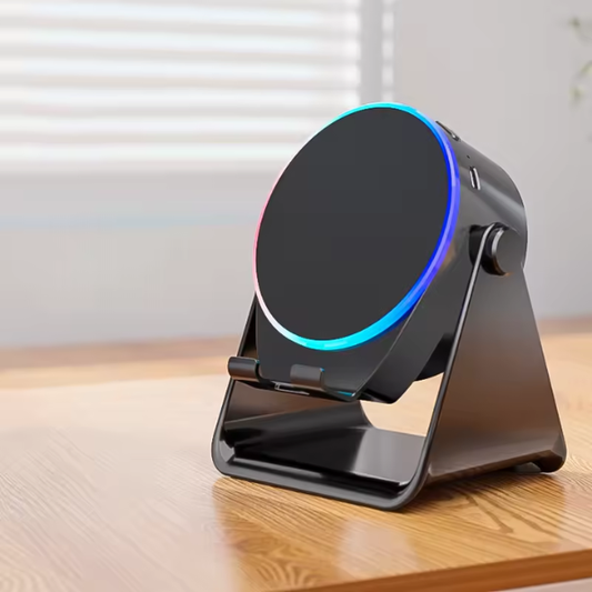 Boxa Bluetooth cu Suport Telefon și Lumină RGB