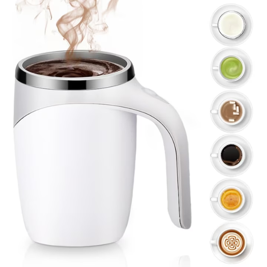 Cană din inox cu mixer magnetic pentru cafea și băuturi