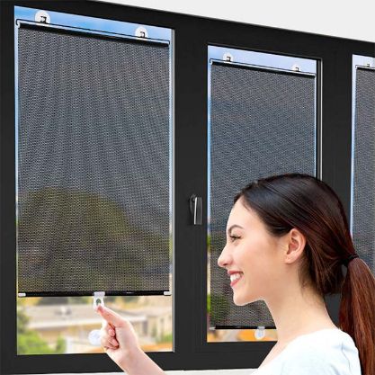 1+1 CADOU – Jaluzele Blackout Universale cu Ventuze, 50x125 cm