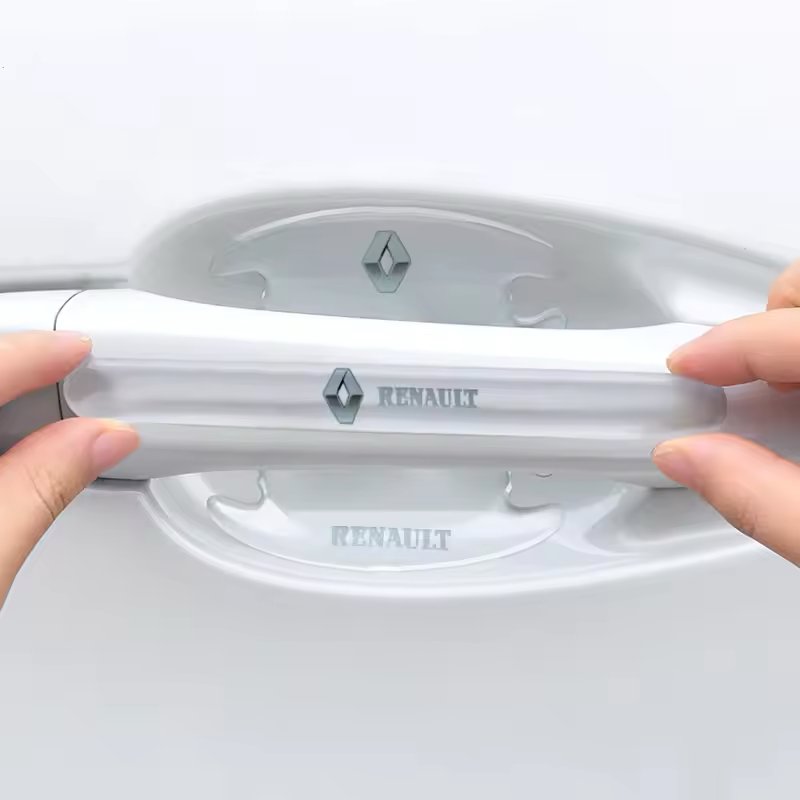 Stickere transparente anti-coliziune pentru uși și mânere auto, 8 buc.