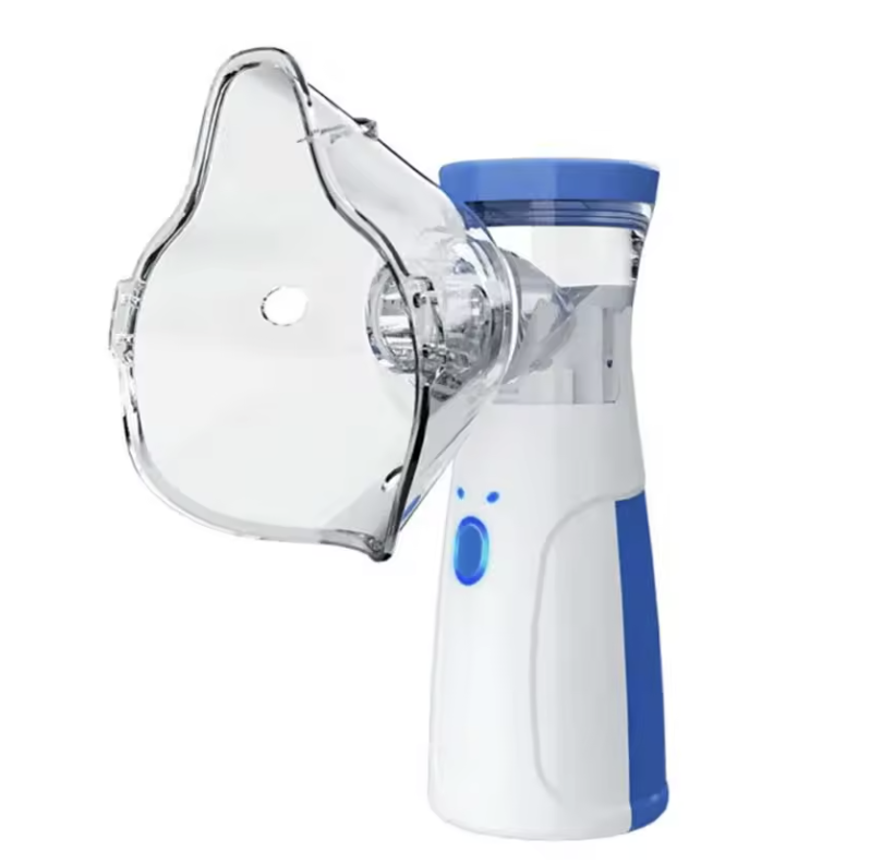 Aparat Aerosoli Mini, Nebulizator Portabil Ultrasonic, Tehnologie Mesh, Super Silențios, cu Mască pentru Adulți și Copii