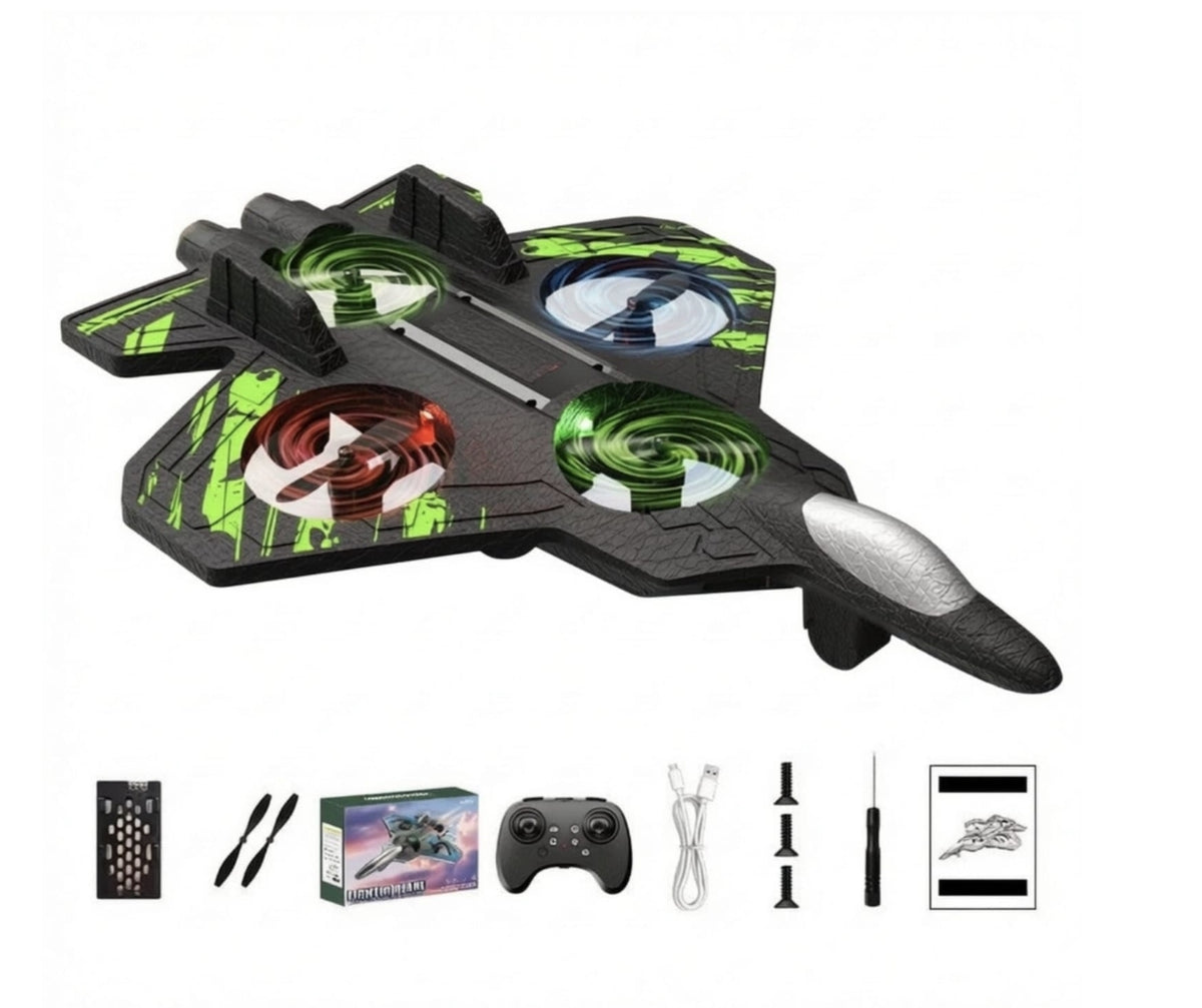 Avion RC Wireless, Telecomandă 2.4G, Ușor de Controlat, Rezistent la Impact, Avion de Jucărie cu Control de la Distanță, pentru Copii