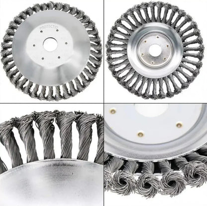 1+1 CADOU Disc motocoasa tip perie de sarma /pavele 6'' 150 mm