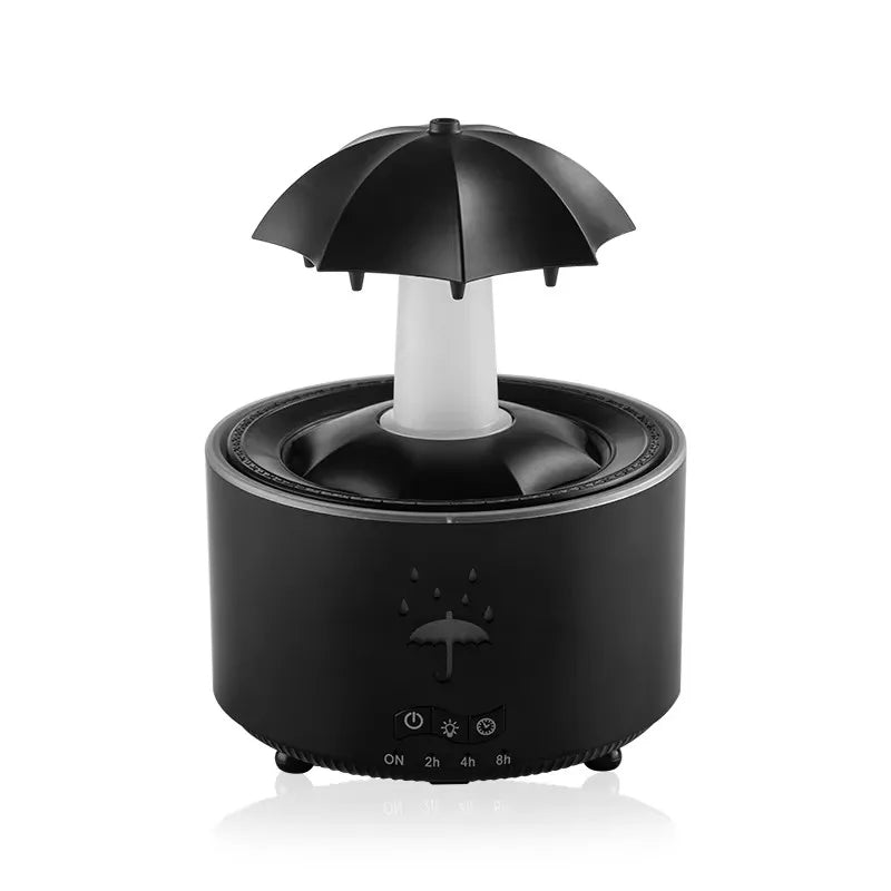 Difuzor Aromaterapie cu Efect de Ploaie și Lumină Ambientală