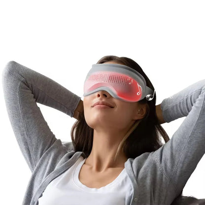 Mască Inteligentă pentru Relaxarea Ochilor, Compresă Caldă, EMS, Microcurent și Bluetooth