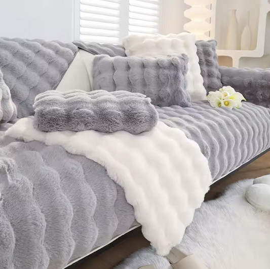 Husă pufoasă pentru canapea – protecție groasă și călduroasă (70x150cm)