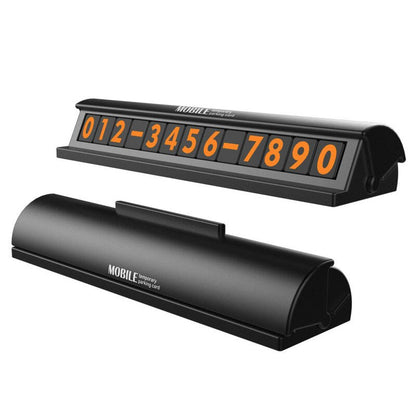 Pachet 1+1 CADOU Parasolar pliabil tip umbrela pentru parbrizul masinii + Suport numar telefon parcare CADOU