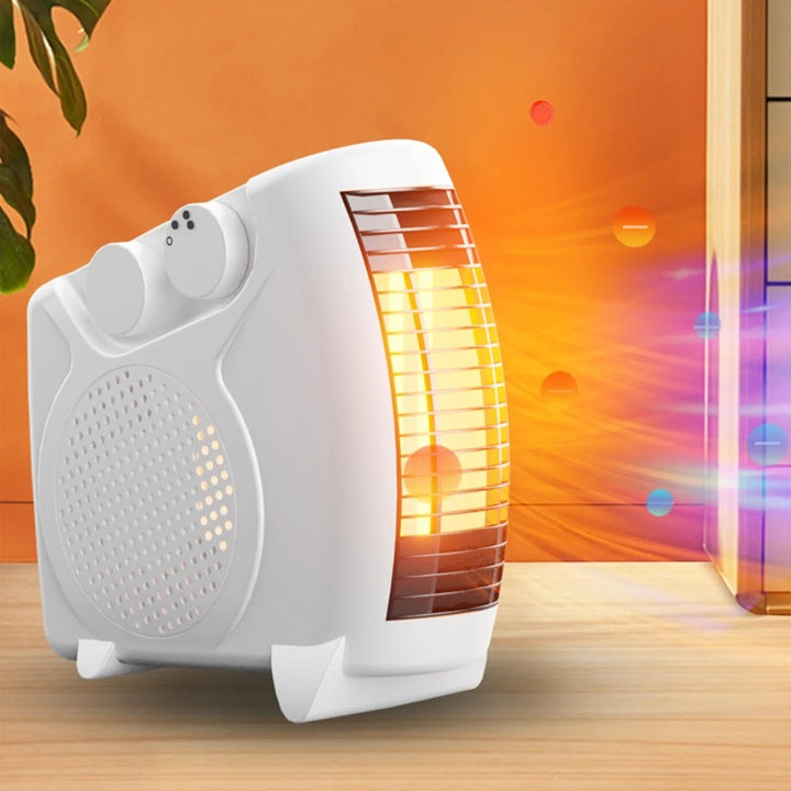 Aerotermă electrică portabilă, 600W, încălzire rapidă, compactă, Alb