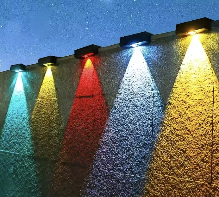 Set Lampi Solare LED RGB BT90-3 pentru Exterior, 6 Moduri de Iluminare