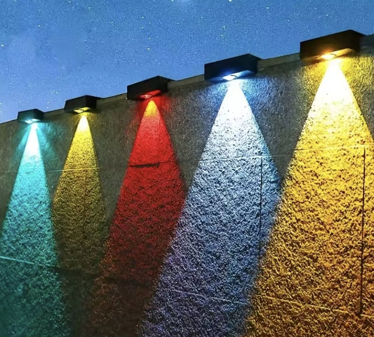 Set Lampi Solare LED RGB BT90-3 pentru Exterior, 6 Moduri de Iluminare