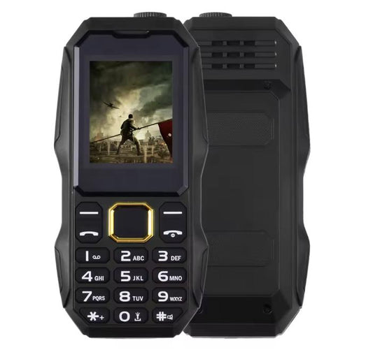 Telefon Robust Tip Militar Dual SIM cu Baterie 2800 mAh, Rezistent la Șocuri și Praf