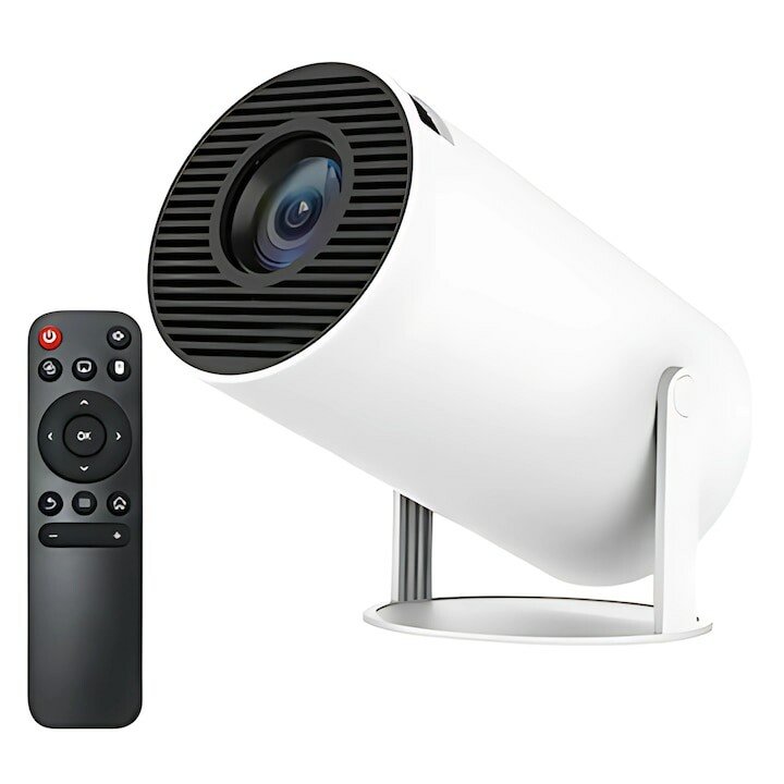 Video Proiector Portabil HY300 HD – Cinema Acasă, WiFi & Bluetooth